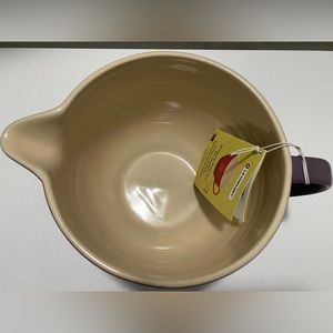 NWT Le Creuset batter bowl cassis color